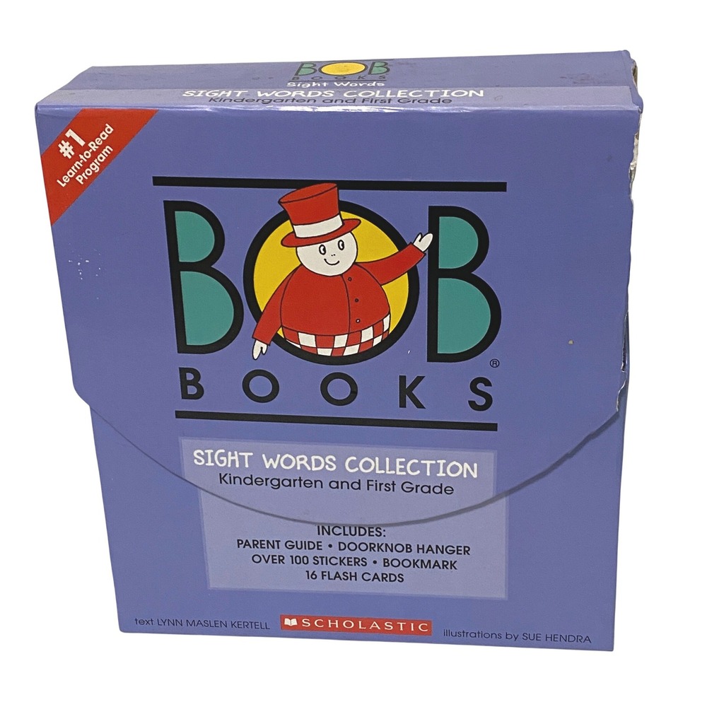 Scholastic BOB Books Sight Words Collection Kindergarten First Grade Bonus Items